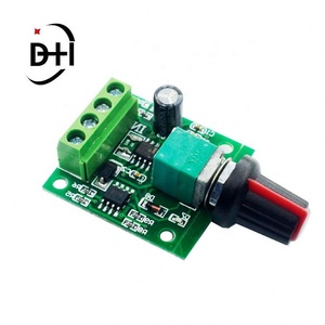 DC 1.8V 3V 5V 6V 12V 2A PWM ตัวควบคุมความเร็วมอเตอร์แรงดันไฟฟ้าต่ำสวิตช์ควบคุมความเร็วมอเตอร์ PWM โมดูลไดรฟ์แบบปรับได้ - Product Image 1