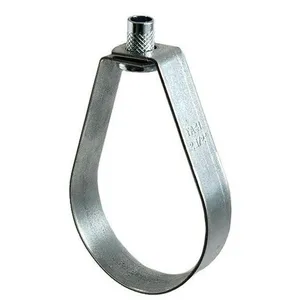 Abrazaderas de suspensión de aspersor de acero inoxidable de bajo precio Perchas de tubería de pera de zinc ajustables