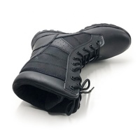Nouvelles bottes de sécurité imperméables et longues en cuir composite pour hommes, bottes de combat tactiques charmantes
