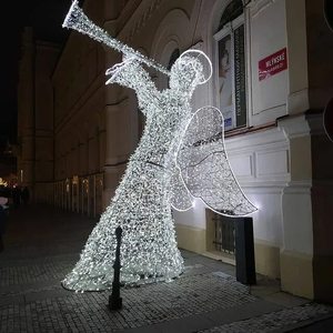 Customized Angel Shape LED Christmas <b>Light</b> Decoration Indoor Outdoor Holiday Display for Commercial Scene - Product Image 6