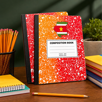 Cahier d'exercices scolaire saoudien personnalisable, agrafé, ligné anglais, avec logo personnalisé, pour la pratique des élèves, fabricant