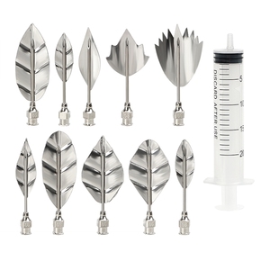 3D Gelatin Jelly Art Pudding Flowers Cake Decorating Tools Needle Tools Stainless Steel Nozzle <strong>Syringe</strong> Kit - Product Image 1