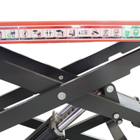 Pont élévateur à ciseaux portable de haute qualité Captain CP-CB30 avec hauteur de levage maximale de 1850 mm, moteur de 2,2 kW, hauteur minimale de 110 mm