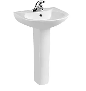 Хит продаж, KD-10PB сантехника, напольный умывальник из двух частей, популярная американская ванная комната, керамическая глазурованная раковина