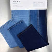 Jeans de Mezclilla para Hombre al por Mayor, Tela Elástica de Algodón y Spandex de 10 oz, 98% Algodón, 2% Spandex, 170 cm de Ancho