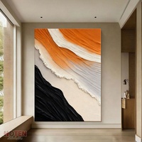 Peinture à l'huile peinte à la main, texture épaisse, abstraite, décorative, à suspendre au mur, pour décoration personnalisée de la maison