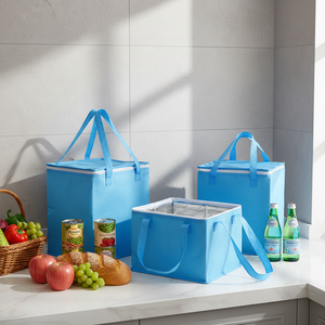 Sacs de livraison isothermes personnalisables avec motifs lettres pour le stockage et la conservation des aliments - Product Image 1