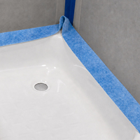 Bande d'étanchéité ANTI pour bords de baignoire, 25 mètres, pour baignoire et douche dans la salle de bain, en polypropylène avec caoutchouc butyle