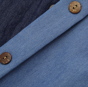 <span class=keywords><strong>M</strong></span>-XXL Moda Etek Vintage Retro Yüksek Bel Pileli Midi Etek Kot Kloş Etek %10 Beden Açıklığı Sonbahar Kış Düz Desen - Product Image 6