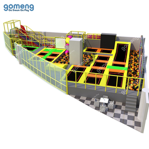 Nhà máy tùy chỉnh sức sống <span class=keywords><strong>Trampoline</strong></span> công viên nhỏ sân chơi trong nhà Sáng tạo thiết bị sân chơi trong nhà với Slide - Product Image 2
