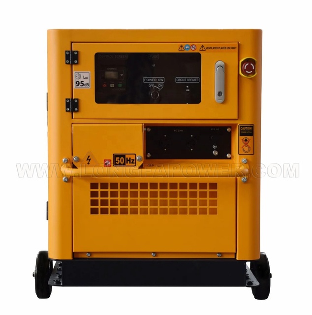 Electric Start Water Cooled Four Stroke 10000 12000 15000 W Watts KIPOR KDE diesel Generator 9 10 12 15 kw Kva Kv diesel Genset