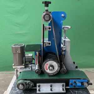 小型スチールフラットシート研磨サンディングマシン平面研磨機スチールヘアライン研磨機