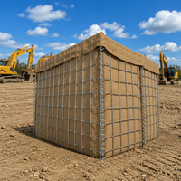 Mur de soutènement en gabions, panneaux en fil de fer galvanisé soudé et découpé sur mesure pour la protection, cadre rigide sur mesure, commande d'échantillon