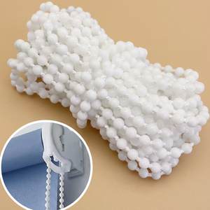 High-Quality Wholesale White Plastic Bead Chain <strong>Cord</strong> <strong>for</strong> Roller Zebra <strong>Blind</strong> and Vertical Curtain Window Accessory - Product Image 2