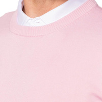 Pull-over col rond en coton doux personnalisé pour homme, respirant, fin et léger, style preppy, collection automne-hiver, vente en gros