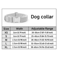 Collier pour animaux de compagnie tendance 2026, imprimé marguerite, réglable, mignon, pour chien et chat, avec boucle métallique durable
