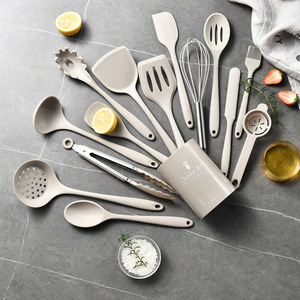 Ensemble d'ustensiles de cuisine en silicone 32 pièces - <span class=keywords><strong>Spatule</strong></span> antiadhésive, cuillère à soupe, outils de cuisine, ensemble de spatules et cuillères de cuisson - Product Image 2