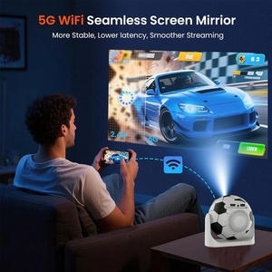 Hỗ trợ <span class=keywords><strong>OEM</strong></span> S22 tự động tập trung Keystone <span class=keywords><strong>Android</strong></span> 13 hệ thống wifi 6 điện thoại thông minh rạp hát tại nhà trò chơi Movie Mini Pocketable xách tay máy chiếu - Product Image 6