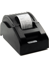 Imprimante de reçus mini SCPOS 58 mm, papier 384 dpi pour commerces de détail/mode, vitesse d'impression 90 mm/secondes, durée de vie 50 km, interface USB, garantie 1 an