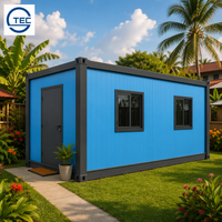 Maison préfabriquée modulaire portable de 20 pieds, démontable, mobile, pour bureau