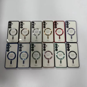 Funda para Teléfono Móvil <span class=keywords><strong>Samsung</strong></span> S23/S24/S25PLUS, Venta al por Mayor de Fábrica BAILI, Película de Lente CD Electrochapada, Cubierta Trasera Magnética Transparente - Product Image 4