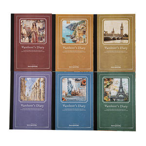 30 قطعة/عبوة ورق ملاحظات فضفاض بتصميم عتيق من سلسلة يوميات المتجولين بموضوع المناظر الطبيعية والسفر للكولاج - Product Image 5