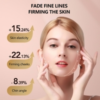 Binzim Appareil de rajeunissement de la peau du visage et des yeux à usage domestique, lumière infrarouge LED rouge chauffante, thérapie anti-âge rechargeable EU/CN/UK/US
