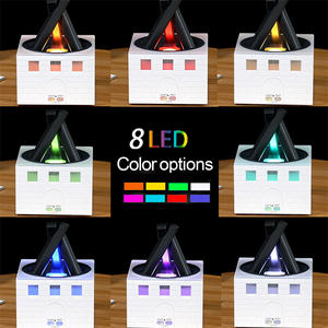 Machine ultrasonique d'aromathérapie à l'huile pour feu de joie, humidificateur à flamme LED pour décoration de la maison, cadeau pour B2B - Product Image 4