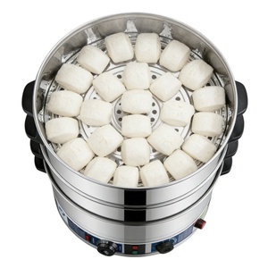 หม้อต้มน้ำสแตนเลสสตีลสำหรับการค้าเครื่องนึ่งอาหารสำหรับอุตสาหกรรม - Product Image 3