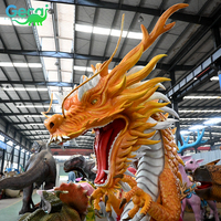 Diskon model naga Tiongkok animatronik Gecai