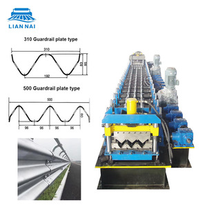 آلة تشكيل حواجز الطرق السريعة عالية السرعة من ليان ناي مع آلة صنع العوارض الفولاذية المتينة من مورد الحواجز عالية السرعة - Product Image 1
