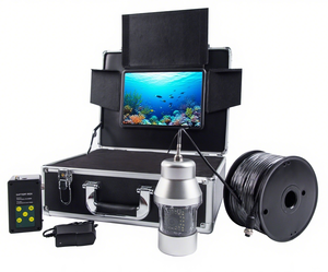 1080P 9 pouces HD Fish <span class=keywords><strong>Camera</strong></span> Caméra Sous-Marine 360 Degrés Rotation 670Ft Câble 42LEDs & IR Lights Étanche IP68 Fish <span class=keywords><strong>Camera</strong></span> - Product Image 1
