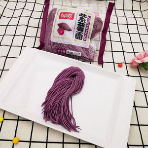 Nouilles de patate douce violettes riches en protéines et faibles en matières grasses, régime alimentaire sain, ramen instantané riche en protéines, 300g, vente directe d'usine - Product Image 1
