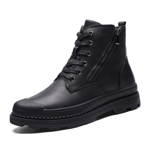 Meilleur prix 2021 Chaussures de randonnée imperméables pour hommes en cuir véritable pour toutes les saisons - Product Image 1