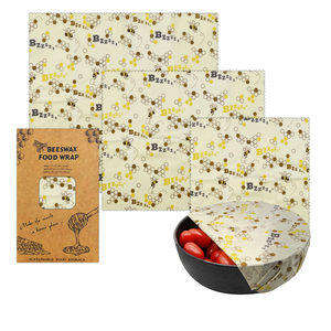 Sustainable Non Plastic Bees Wax Wrap Biodegradable Bowl Covers Bees Wax Reusable Beeswax Food Storage Wrap