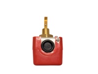 Interruptor de control de agua tipo paleta de latón 1.0MPa Sensor de válvula de controlador de líquido de contacto de doble tiro de un solo polo
