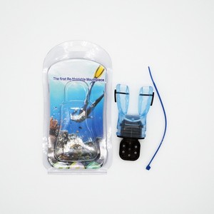 Boccaglio Trasparente Blu in Silicone Modellabile per Uso Alimentare, Confortevole, Igienico, Universale per Immersioni SL004 - Product Image 6