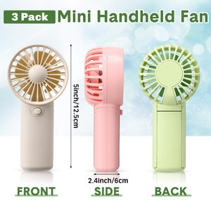 Mini ventilateur de poche mignon, ventilateur portable à piles pour la maison, la voiture, l'hôtel, le camping-car, l'extérieur - Product Image 2