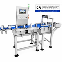 Máquina Automática de Control de Peso con Cinta Transportadora para la Producción de Alimentos Enlatados y Embotellados