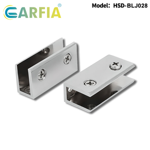Supports de fixation rectangulaires en verre pour portes de douche, pinces de support d'étagère, connecteurs de quincaillerie pour meubles et armoires - Product Image 1