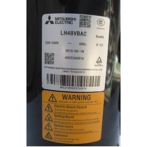 เครื่องอัดอากาศมิตซูบิชิ รุ่น LH48VBAC 220-240V 50Hz แบบปริมาตรคงที่ ชนิดเปิด สำหรับหอทำความเย็น - Product Image 1