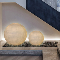 Grande Lampe sur Pied LED en Résine Acrylique au Design Minimaliste Moderne en Forme de Lune, Contrôle par Bouton, Lumière Chaude, Durée de Vie de 90 000 Heures, pour Salon
