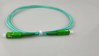 EONKEY Cordon de brassage à fibre optique 1,6 mm G657A2 3,0 mm 1,5 m 2 m 3,5 m 3 m 4 m jaune vert aqua blanc garter