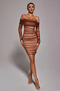 Oem Odm Fête Luxe En Vrac À La Mode Dames Bandage En Gros Fête Élégant Marque Privée Boutique Robe Femmes