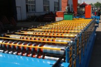 Machine de Formage de Rouleaux Double Couche Métallique, Onduleuse pour Tôles, Machine de Fabrication de Tôles de Toiture IBR et de Tuiles
