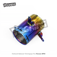 Pipa Knalpot OEM Lengkap untuk Ferrari SF90 Spider/Stradale 3.9T V8 2019-2023 Baja Tahan Karat Catback Valvetronic Muffler