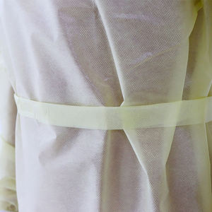 Aami Level <span class=keywords><strong>2</strong></span> Isolatiejurken Wegwerp Bezoekersjurken Ppe Pak Met Lange Mouwen Blauw Geel En Groen Van Kleur - Product Image 6