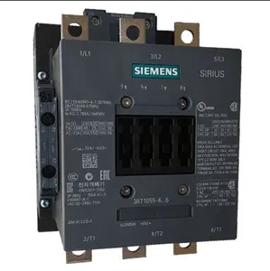 Contactor auxiliar de baja presión SIEMENS Contactor de potencia 3RT10552AR36 3RT1055-2AR36