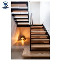 Modèles Prima d'escaliers pour escaliers flottants au deuxième étage Escaliers extérieurs et intérieurs de bâtiment