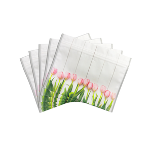 Tùy Chỉnh Dễ Thương Mèo In Nhỏ Mylar Rõ Ràng Gói Nhựa Túi Rắn Hạt Khô Sô Cô La Khô Trái Cây Túi Thực Phẩm Màu Trắng Standup Pouch - Product Image 6